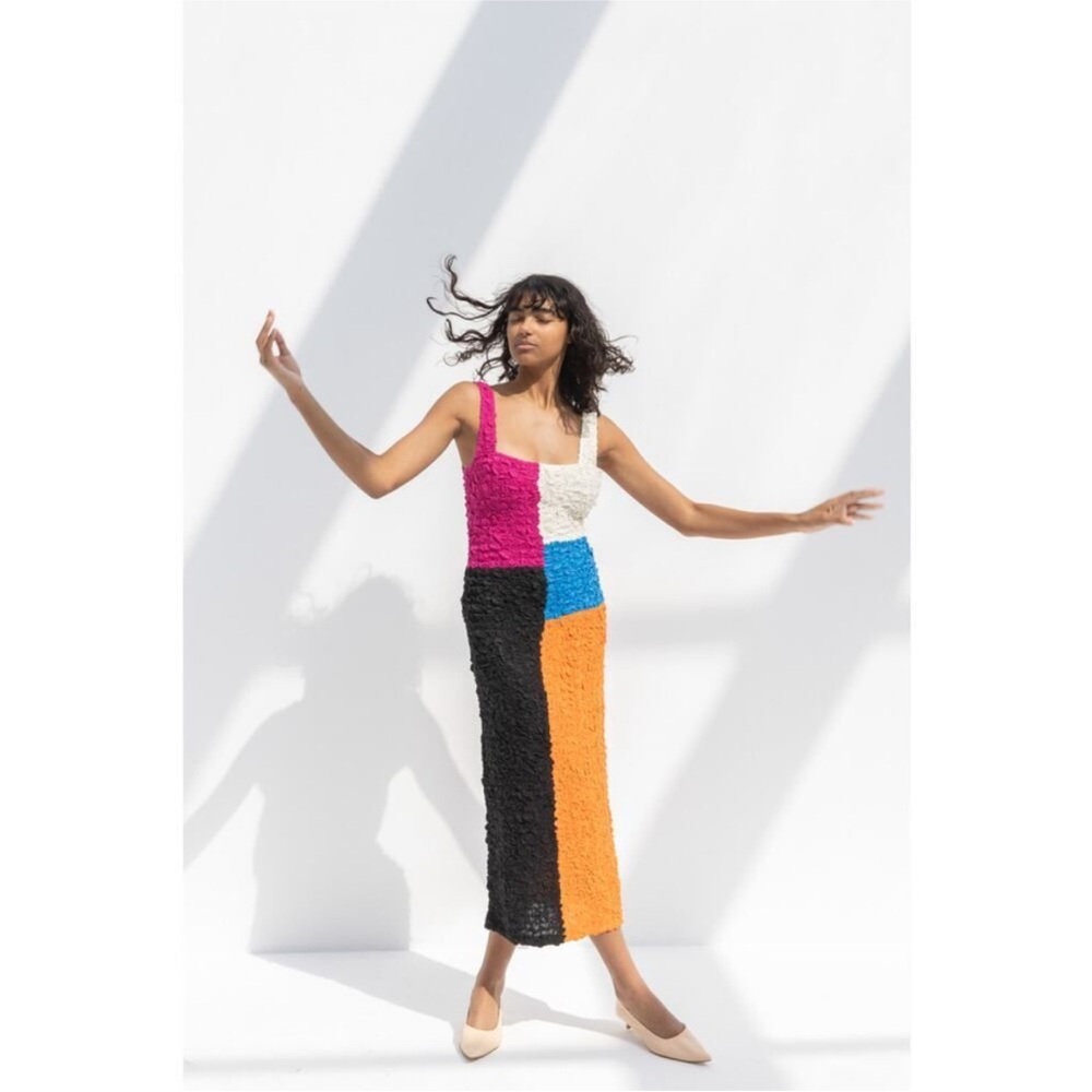Mara Hoffman sloan dress multi XXS